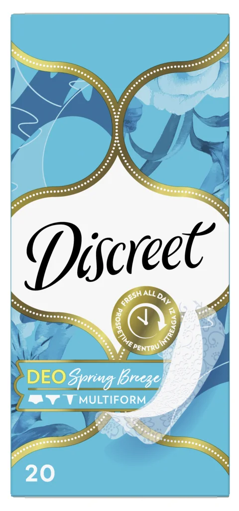 Прокладки ежедневные Discreet Deo Spring Breeze Multiform Single (20шт)