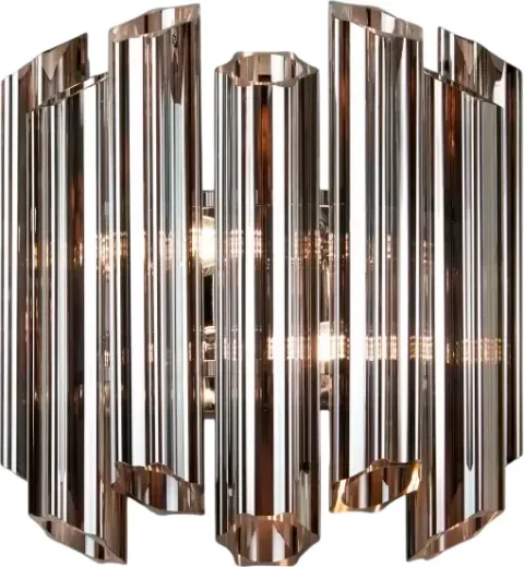 Бра ILamp Destiny MB0267-2B CHROME+SMOKY GRAY
