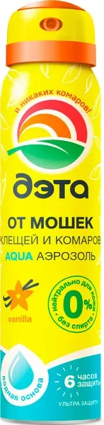 Спрей от насекомых Дэта От мошек, клещей и комаров (100мл) — фото 3
