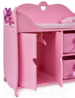 Набор аксессуаров для куклы Leader Toys Diamond Princes Комплекс c постельным бельем / 72319 (розовый) — фото 3