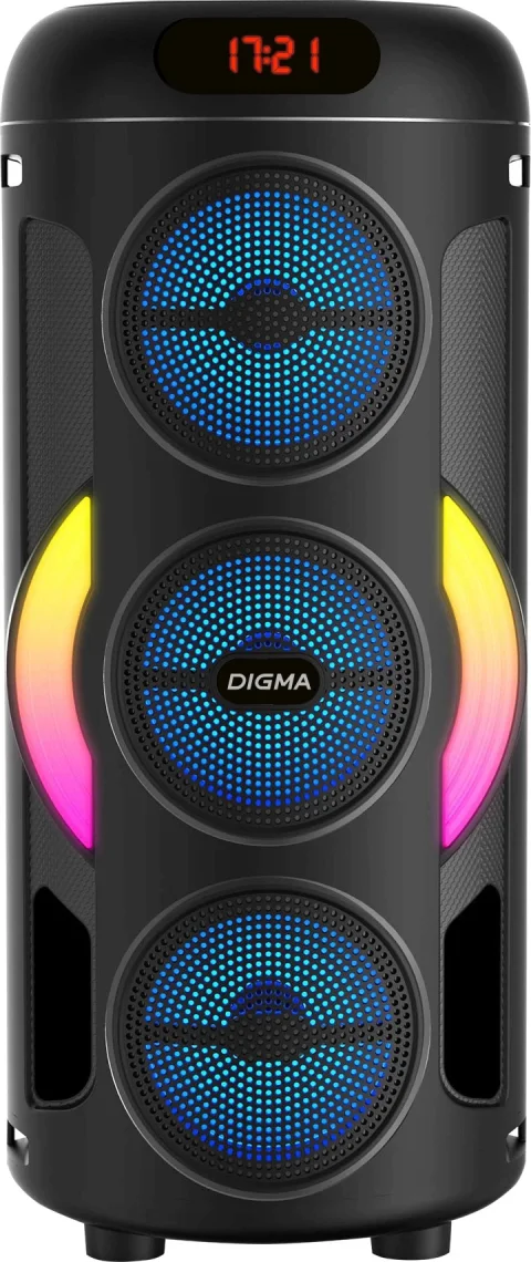 Портативная колонка Digma D-MC1721 (черный)