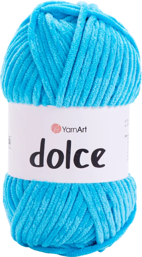 Пряжа для вязания Yarnart Dolce 100% микрополиэстер / 758 (120м, голубой)