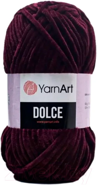 Пряжа для вязания Yarnart Dolce 780 (120м, сливовый)