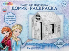 3D-раскраска MultiArt Домик-раскраска снежная принцесса DOMPAINT-124249 — фото 4