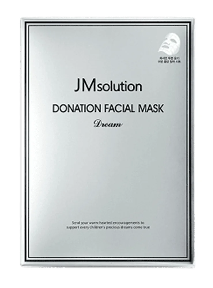 Маска для лица тканевая JMsolution Donation Facial Mask Dream для питания и сияния кожи лица (37мл)