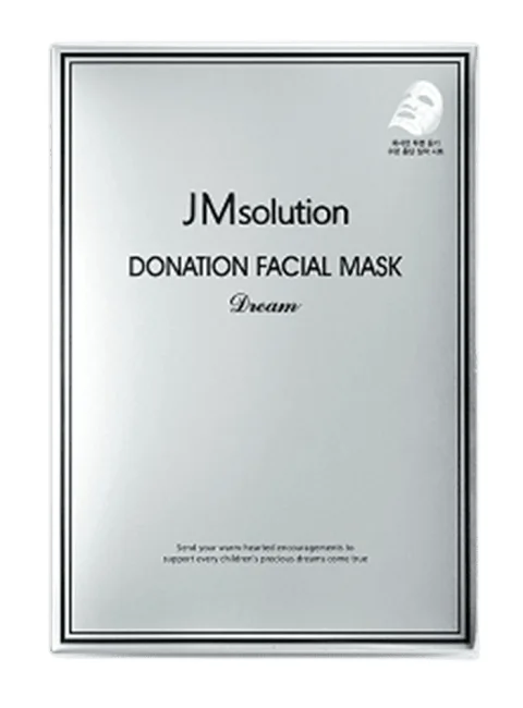 Маска для лица тканевая JMsolution Donation Facial Mask Dream для питания и сияния кожи лица (37мл)