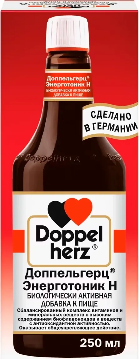 Пищевая добавка Doppelherz Энерготоник Н (250мл)