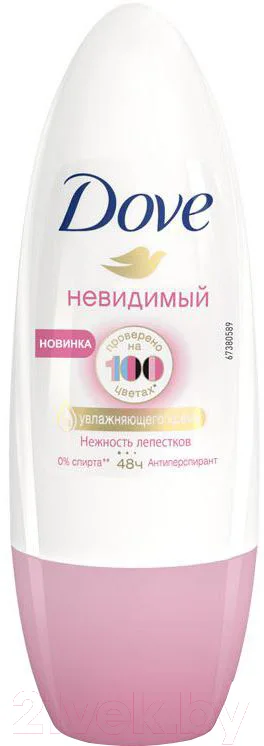 Антиперспирант шариковый ДАВ Невидимый. Нежность лепестков (50мл)