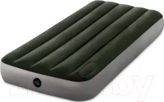 Надувной матрас Intex Downy Airbed 64760 (встроенный ножной насос) — фото 1