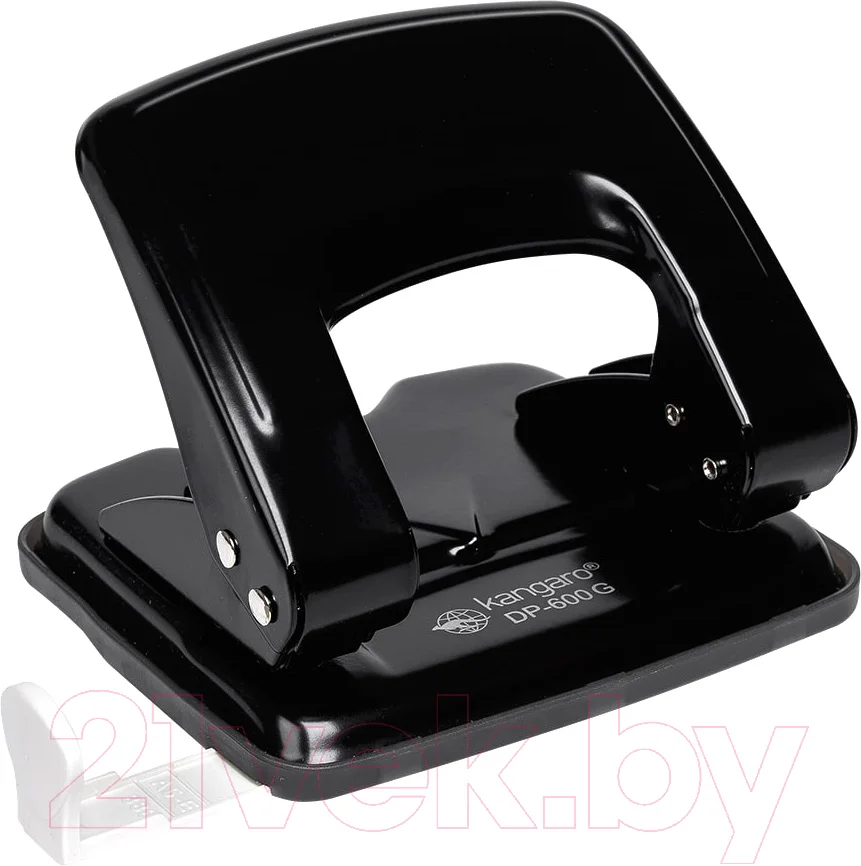 Дырокол Kangaro DP-600G (черный)