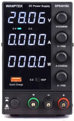 Лабораторный блок питания Wanptek DPS3010U для подключения и тестирования устройств — фото 1