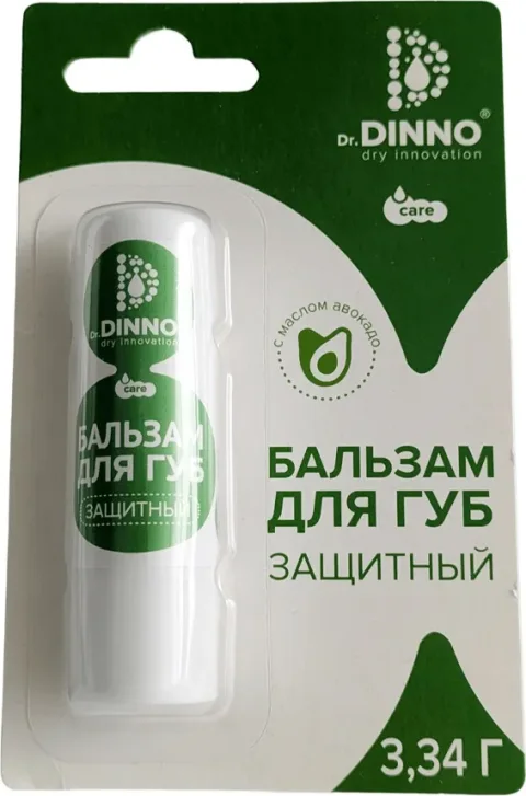 Бальзам для губ Dr.Dinno Защитный с маслом авокадо (3.34г)