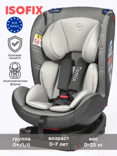 Автокресло Tomix DS30 Isofix (серый) — фото 2