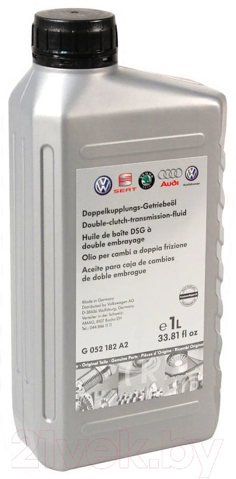 Трансмиссионное масло Volkswagen Для АКПП DSG / G052182A2 (1л)