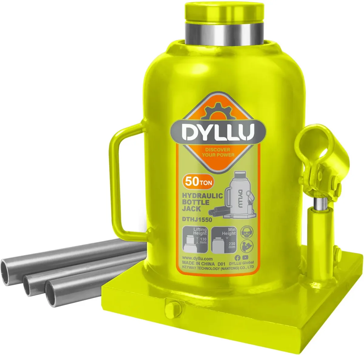 Бутылочный домкрат DYLLU DTHJ1550
