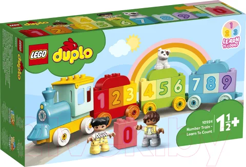 Конструктор Lego Duplo Поезд с цифрами – учимся считать 10954