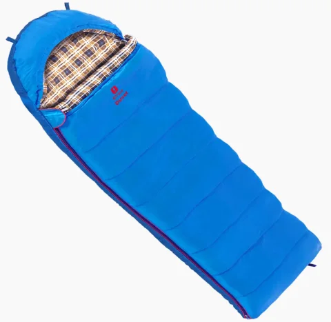 Спальный мешок BTrace Duvet S0570 (правый, серый/синий)