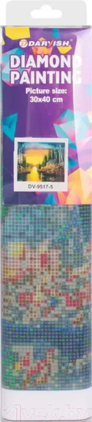 Набор алмазной вышивки Darvish Домик на берегу реки / DV-9517-5 — фото 6