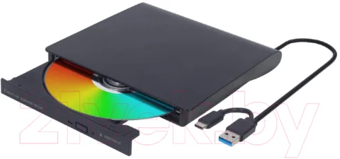 Привод DVD Multi Gembird/Cablexpert DVD-USB-03 (черный)