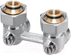 Узел подключения для радиатора Simplex E2/50 угловой 3/4"BPx3/4"НР / 10017 (Standart Line, нижний) — фото 1