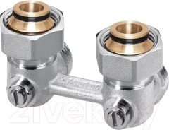 Узел подключения для радиатора Simplex E2/50 угловой 3/4"BPx3/4"НР / 10017 (Standart Line, нижний) — фото 3