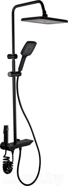 Душевая система Ekko E2601-7 (черный матовый) — фото 1