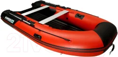 Надувная лодка GLADIATOR E420PRO нднд (красный/черный) — фото 4