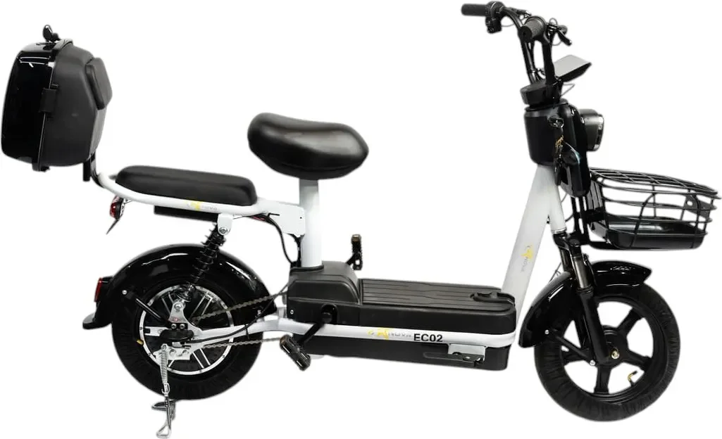 Электровелосипед NoVa EC-02 с задним кофром (графит)