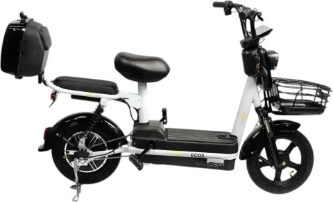 Электровелосипед NoVa EC-02 с задним кофром (графит)