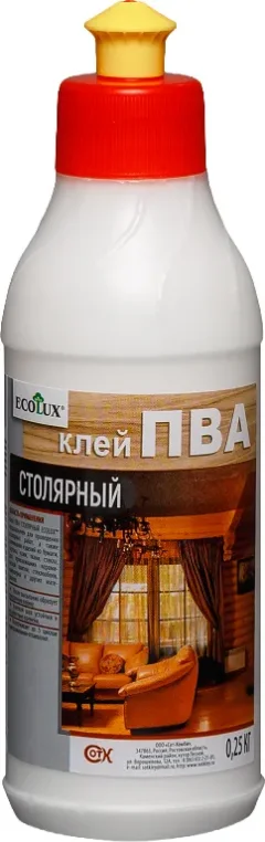 Клей Ecolux Столярный (250г) — фото 1
