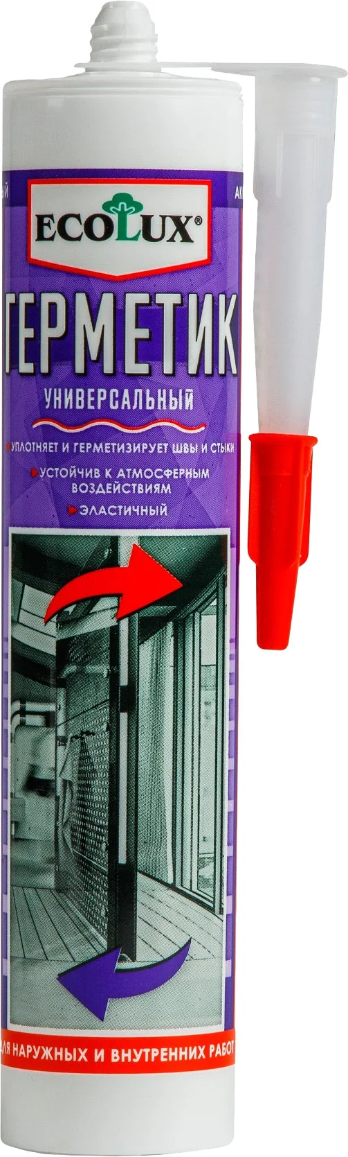 Герметик акриловый Ecolux Универсальный (290мл)