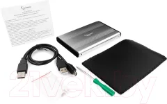 Бокс для жесткого диска Gembird/Cablexpert EE2-U2S-5-S — фото 2