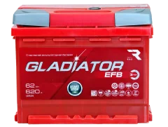 Автомобильный аккумулятор Gladiator EFB R+ (62 А/ч) — фото 3