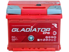 Автомобильный аккумулятор Gladiator EFB R+ (62 А/ч) — фото 4