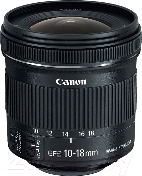 Широкоугольный объектив Canon EF-S 10-18mm f/4.5-5.6 IS STM (9519B005AA)