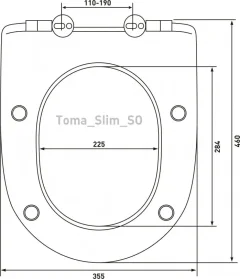 Унитаз подвесной Berges Ego XL 54 с функцией биде, с сиденьем Slim SO — фото 9
