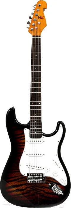 Электрогитара Mingde EGT 103 (Tiger-Burst)
