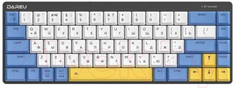 Клавиатура Dareu EK868 (белый/синий/желтый/Red Switch)