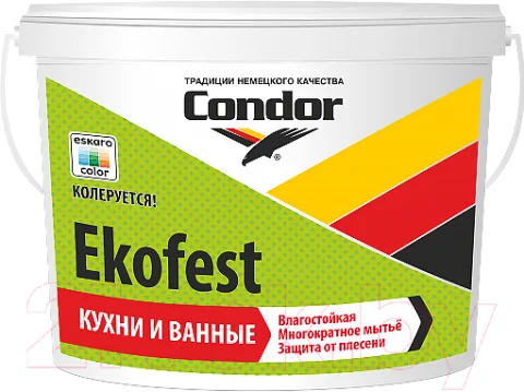 Краска CONDOR Ekofest база A (7.5кг)
