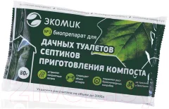 Чистящее средство для биотуалета Экомик Сухой (80г) — фото 1