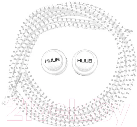 Шнурки для обуви Huub Elastic Lace Locks / A2-LACE W (белый)