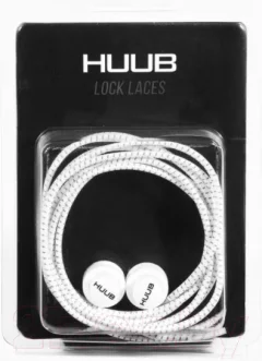 Шнурки для обуви Huub Elastic Lace Locks / A2-LACE W (белый) — фото 2