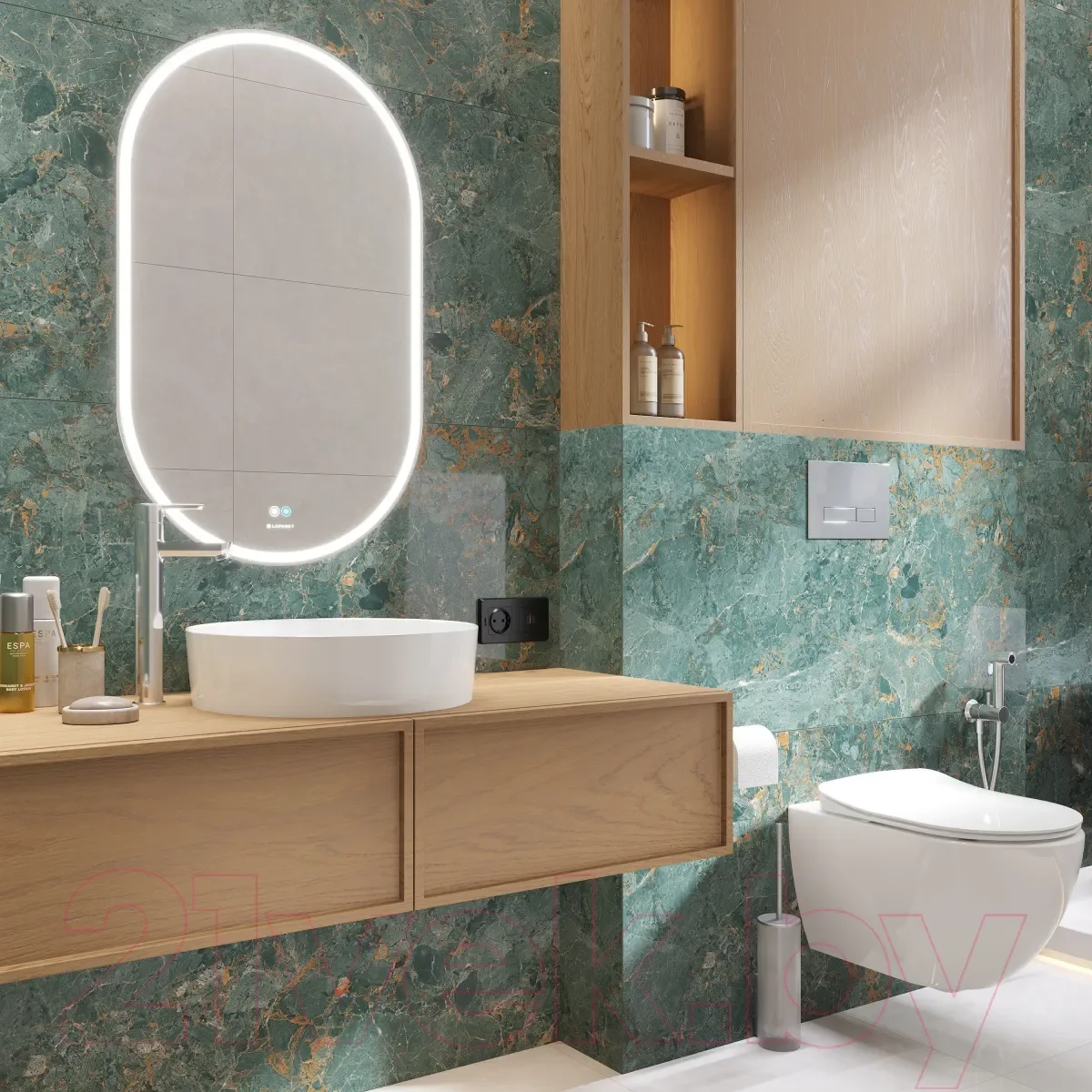 Зеркало Laparet Electra 55x90 (с подогревом)