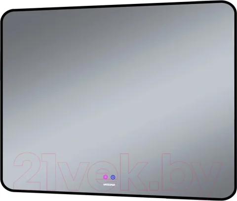 Зеркало Grossman Elegans-норма Black LED / 17100802 (с сенсорным выключателем и подогревом)