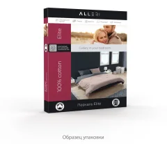 Комплект постельного белья Alleri Перкаль Elite 2сп с европростыней / Пер-158 — фото 2