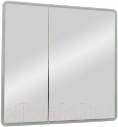 Шкаф с зеркалом для ванной Континент Emotion Led 80x80 (с датчиком движения) — фото 3