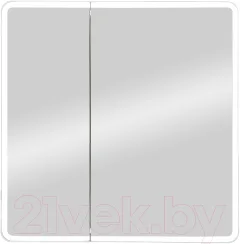 Шкаф с зеркалом для ванной Континент Emotion Led 80x80 (с датчиком движения) — фото 4