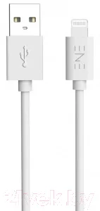 Зарядный кабель Atomic Energeek-Connect Lightning / 30259 (1м, белый)