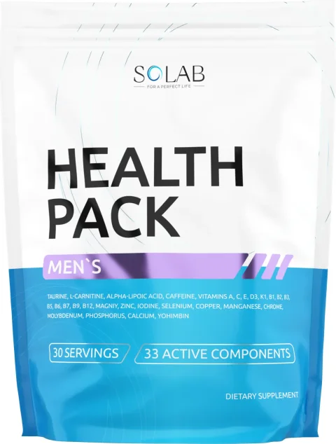 Комплексная пищевая добавка SOLAB Мen`s Нealth pack (30 саше)