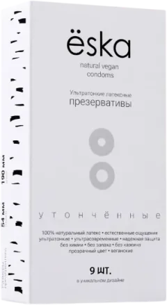 Презервативы Eska Ультратонике латексные утонченные (9шт) — фото 7